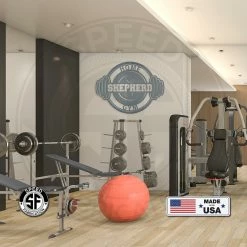 Speed Fabrication Custom Barbell Home Gym Sign