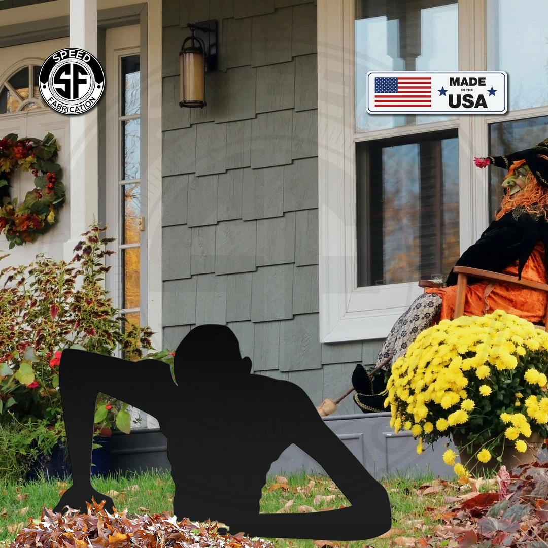 Speed Fabrication Assorted Halloween Zombie Metal Yard Stakes