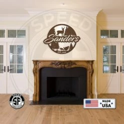 Speed Fabrication Most Popular Custom Hunting Scene Sign