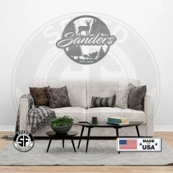 Speed Fabrication Most Popular Custom Hunting Scene Sign