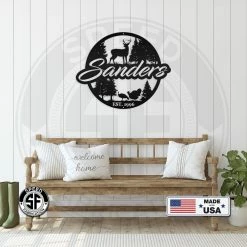 Speed Fabrication Most Popular Custom Hunting Scene Sign