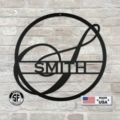 Speed Fabrication Monogram Metal Sign