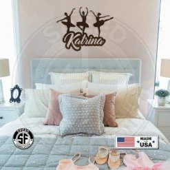 Speed Fabrication Personalized Ballerina Metal Sign