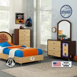 Speed Fabrication Personalized Basketball Metal Sign-Athlete Gift Sports Wall Art