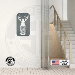Speed Fabrication Hunting & Fishing Metal Signs Beer Season Metal Hunting Sign