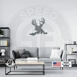 Speed Fabrication Hunting & Fishing Metal Signs Buck Silhouette Metal Sign