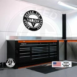 Speed Fabrication Customizable Garage Sign Garage Metal Signs