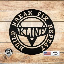 Speed Fabrication Customizable Garage Sign Garage Metal Signs