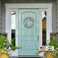 Speed Fabrication Personalized Monogram With Est Date Metal Sign