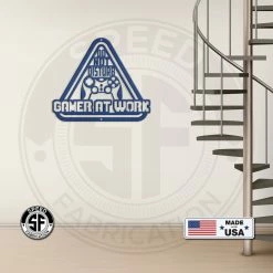 Speed Fabrication Baby & Kids Metal Wall Signs Do Not Disturb Gamer At Work Metal Sign