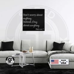 Speed Fabrication Bible Verse Sign - Christian Wall Art Religious Metal Signs