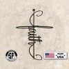 Speed Fabrication Faith Cross Wall Hanging Metal Sign Faith Christian Wall Art Faith Christian Home Decor Metal Wall Sign Easter Confirmation First Communion