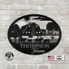 Speed Fabrication Personalized Farm Name And Farm Animals Oval Metal Sign