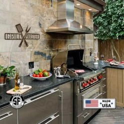 Speed Fabrication Man Cave Wall Decor Grill Master Metal Sign Father's Day Gift-Gift For Him-BBQ Sign