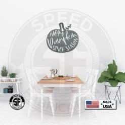 Speed Fabrication Fall Metal Sign Pumpkin Spice Season