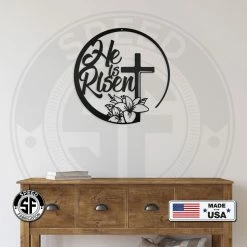 Speed Fabrication Religious Metal Signs Christian Easter Sign