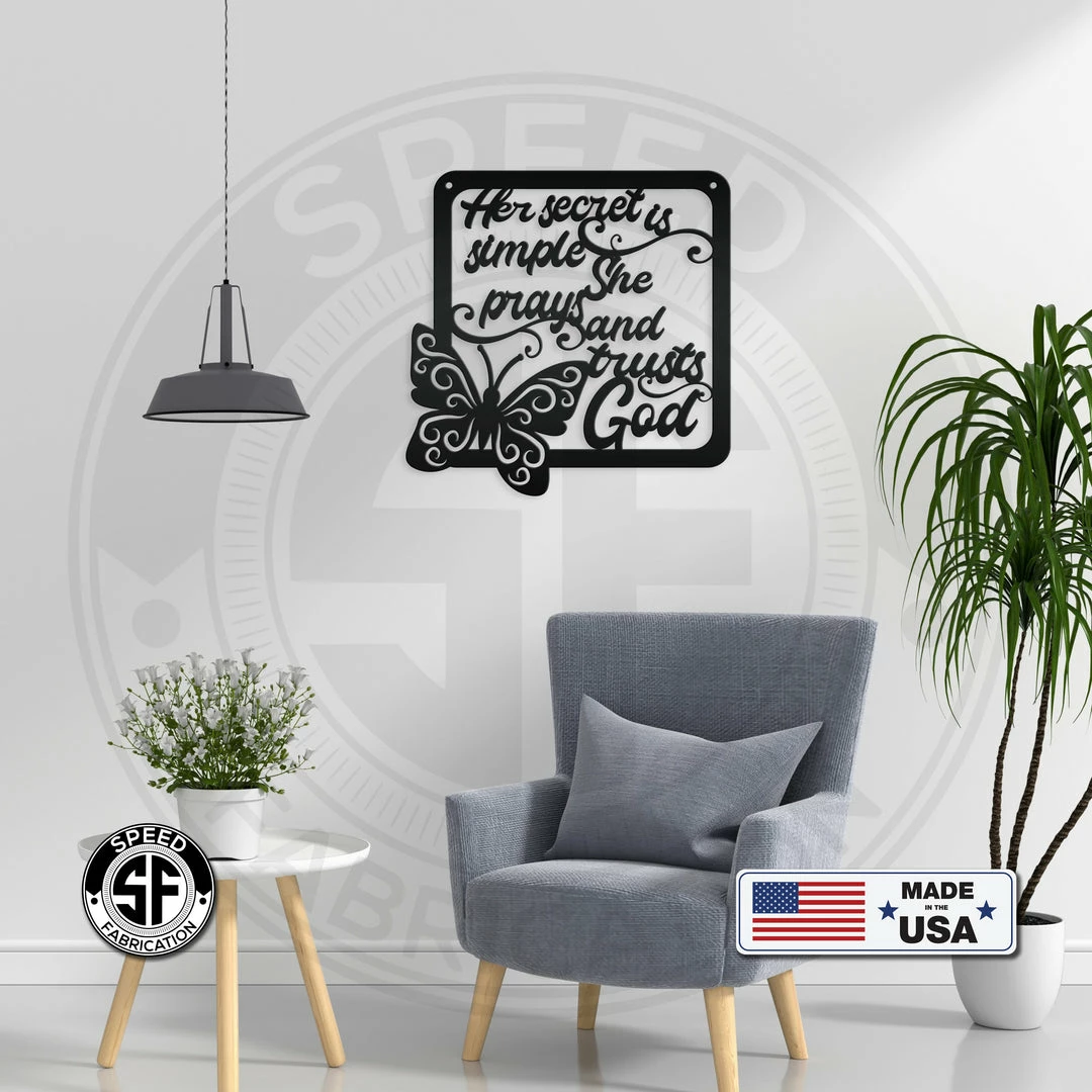 Speed Fabrication Christian Metal Wall Art Religious Metal Signs