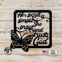 Speed Fabrication Christian Metal Wall Art Religious Metal Signs