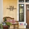 Speed Fabrication Personalized Decorative House Number Metal Sign