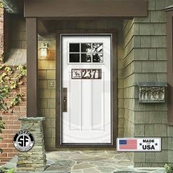 Speed Fabrication Personalized Deer In Sight Address House Numbers Metal Sign Address/House Number Metal Signs