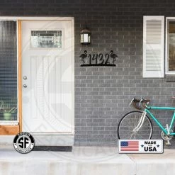 Speed Fabrication Flamingo Address House Numbers - Beach House Address Numbers
