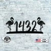 Speed Fabrication Flamingo Address House Numbers - Beach House Address Numbers
