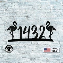 Speed Fabrication Flamingo Address House Numbers - Beach House Address Numbers