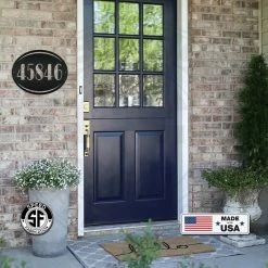 Speed Fabrication Address/House Number Metal Signs Personalized House Number Metal Sign