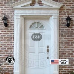 Speed Fabrication Address/House Number Metal Signs Personalized House Number Metal Sign