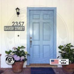 Speed Fabrication Personalized Address Metal Sign