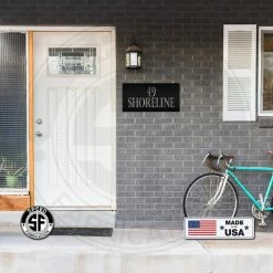 Speed Fabrication Address/House Number Metal Signs Personalized Address Metal Sign