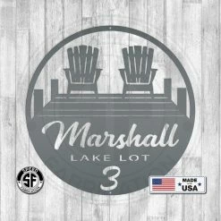 Speed Fabrication Custom Lake Lot Sign