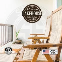 Speed Fabrication Most Popular Lake House Metal Sign