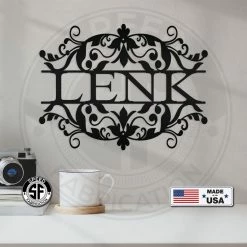 Speed Fabrication Elegant Vine Border Split By Family Name