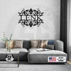 Speed Fabrication Elegant Vine Border Split By Family Name