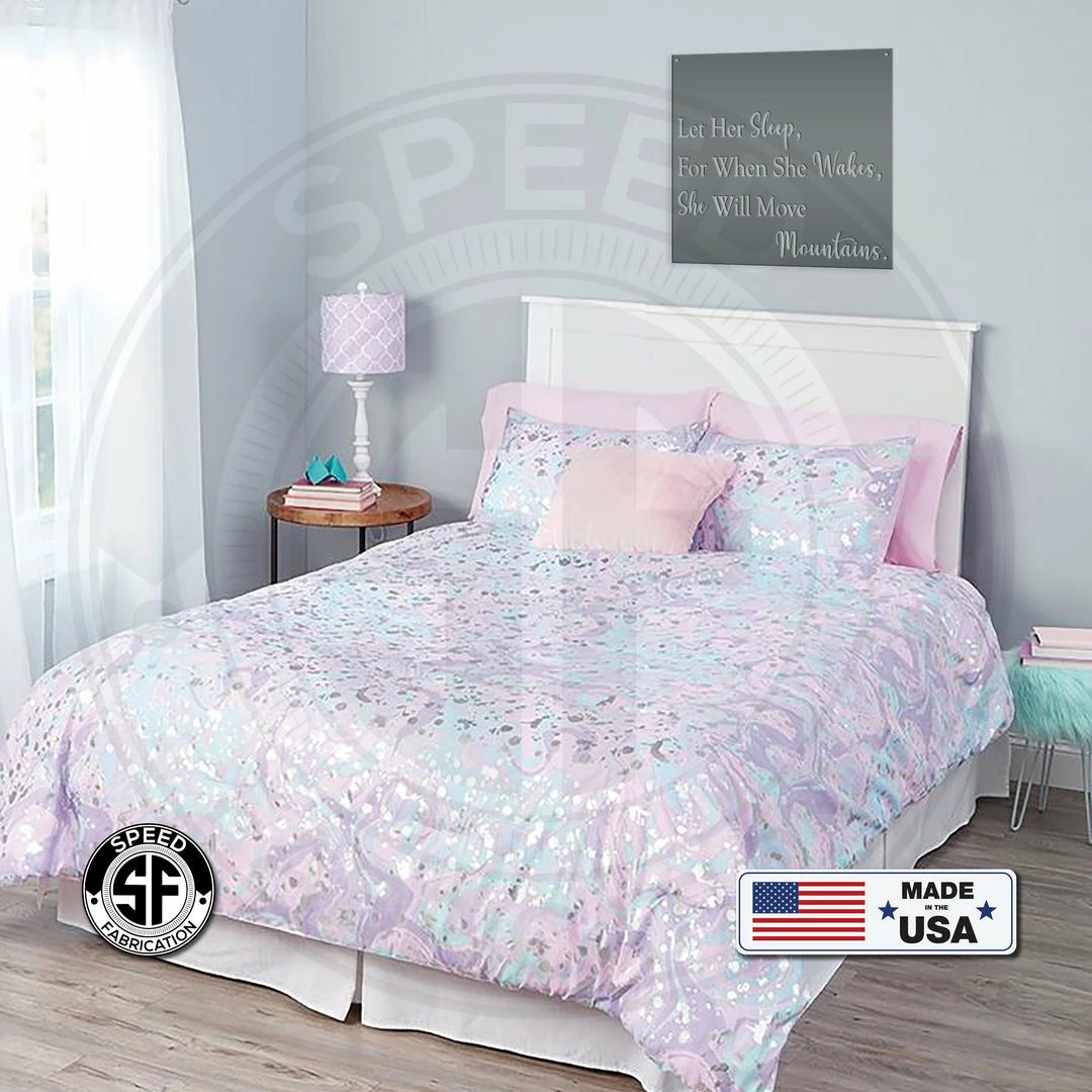 Speed Fabrication When She Wakes, She Will Move Mountains - Bedroom Decor