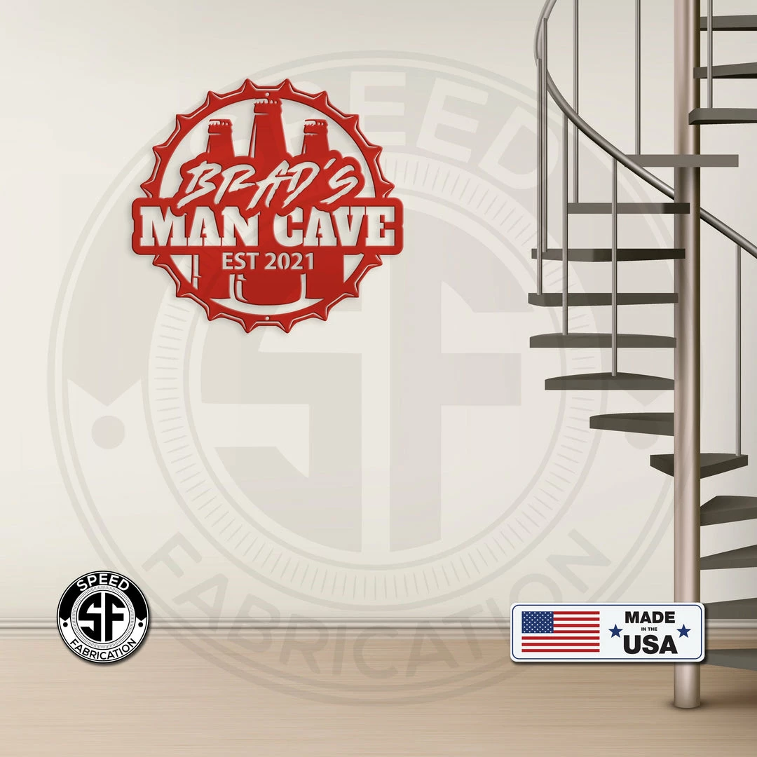 Speed Fabrication Personalized Beer Sign Bar And Pub Custom Metal Signs