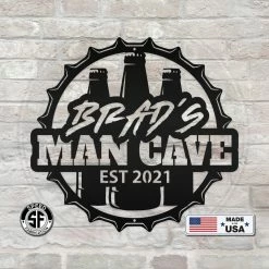 Speed Fabrication Personalized Beer Sign Bar And Pub Custom Metal Signs