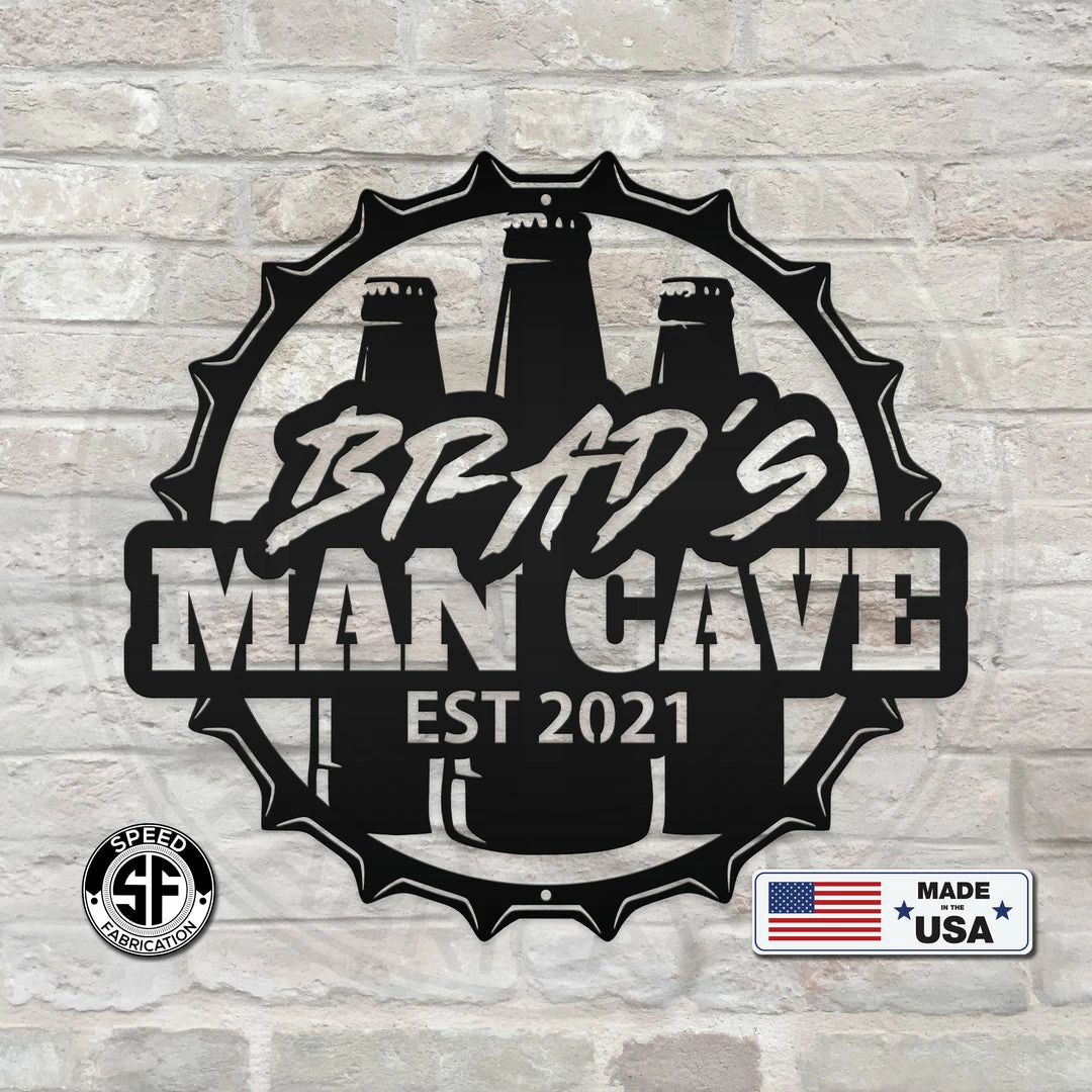 Speed Fabrication Personalized Beer Sign Bar And Pub Custom Metal Signs