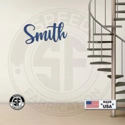 Speed Fabrication Personalized Name Metal Sign Decor