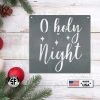 Speed Fabrication O Holy Night Christmas Metal Sign Christmas Metal Signs