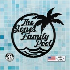 Speed Fabrication Custom Metal Palm Tree Sign Most Popular