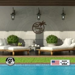 Speed Fabrication Custom Metal Palm Tree Sign Most Popular