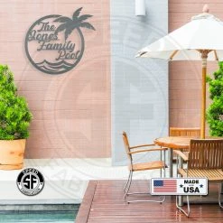 Speed Fabrication Custom Metal Palm Tree Sign Most Popular