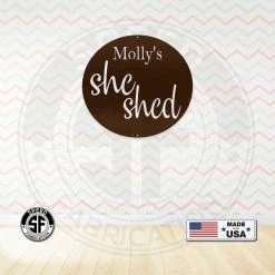 Speed Fabrication She Shed Metal Signs Personalized She Shed Metal Sign