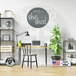 Speed Fabrication She Shed Metal Signs Personalized She Shed Metal Sign