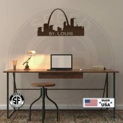 Speed Fabrication St. Louis Skyline Metal Sign