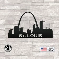 Speed Fabrication St. Louis Skyline Metal Sign