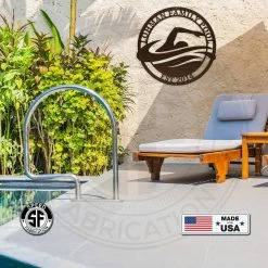 Speed Fabrication Personalized Family Pool Swimming Metal Sign