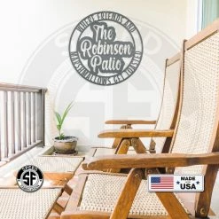 Speed Fabrication Personalized Patio Name Where Friends And Marshmallows Get Toasted Metal Sign Make It Your Own Wording